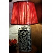 Hand Painted Tole Lamp